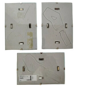 Ikea CLIP photo frames (3), EUC, 6"x4"